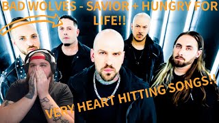 Bad Wolves - Savior + Hungry For Life | Braden got real with these two! {Reaction}