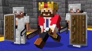 100 spelare bygger slott i Minecraft!