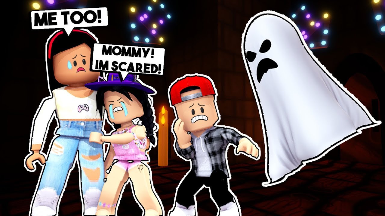 I Took My Kids To A Haunted House In Adopt Me They Cried Roblox Adopt Me Halloween Update - my daughter is scared of our new pet roblox adopt me pets update