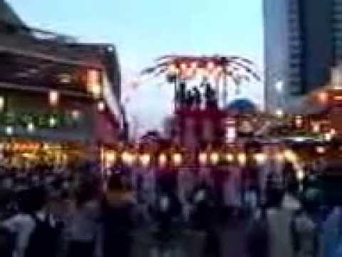 2014年夏多摩センターパルテノン通り 34回夏祭り盆踊り大会 ２日目が始...