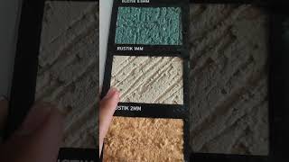 Rustic Texture Paint | 0.5mm vs 1mm vs 2mm Grain Finish Comparison | Wall Design Guide
