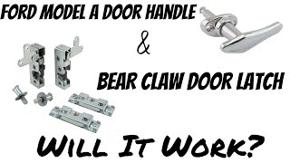 Bear Claw Style Door Latch In a Model A: How I Installed Inner Door Linkage