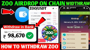 How To Sell $ZOO In On-Chain Wallet | Zoo Airdrop Listing Date | Zoo Token Price | How to sell Zoo
