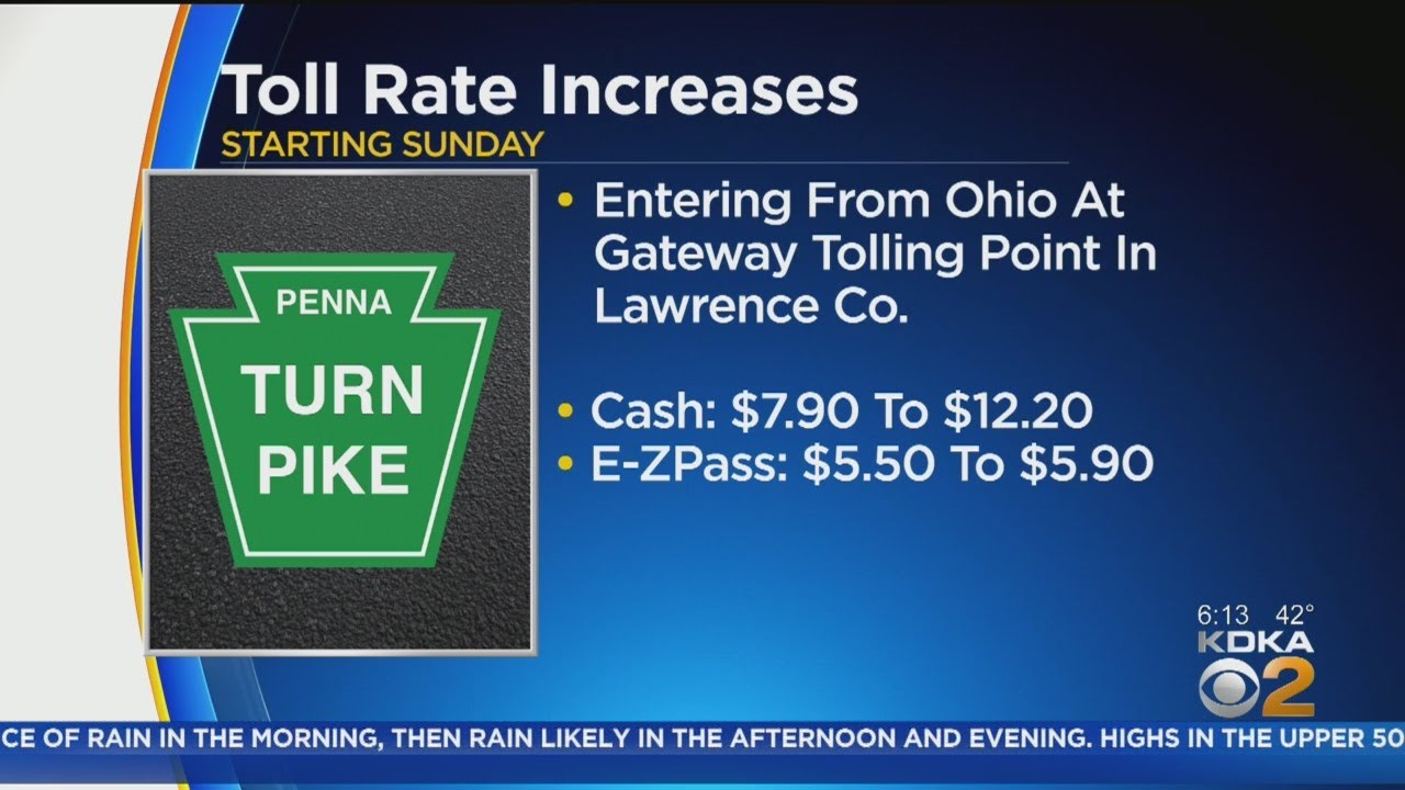 Pa. Turnpike Going Cashless At Ohio Border YouTube