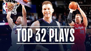 Blake Griffin's Top 32 Plays With The LA Clippers!