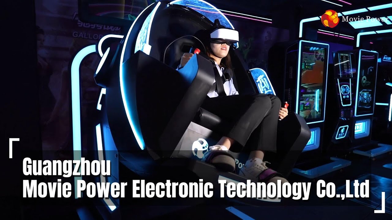 Egg Chair 9D VR Simulator Cinema 360 Degree Rotating For Commercial