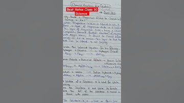 Best Science Notes for Class 10 🔥 | Toppers Handwritten Notes | Boards 2024 #shorts #notes #class10