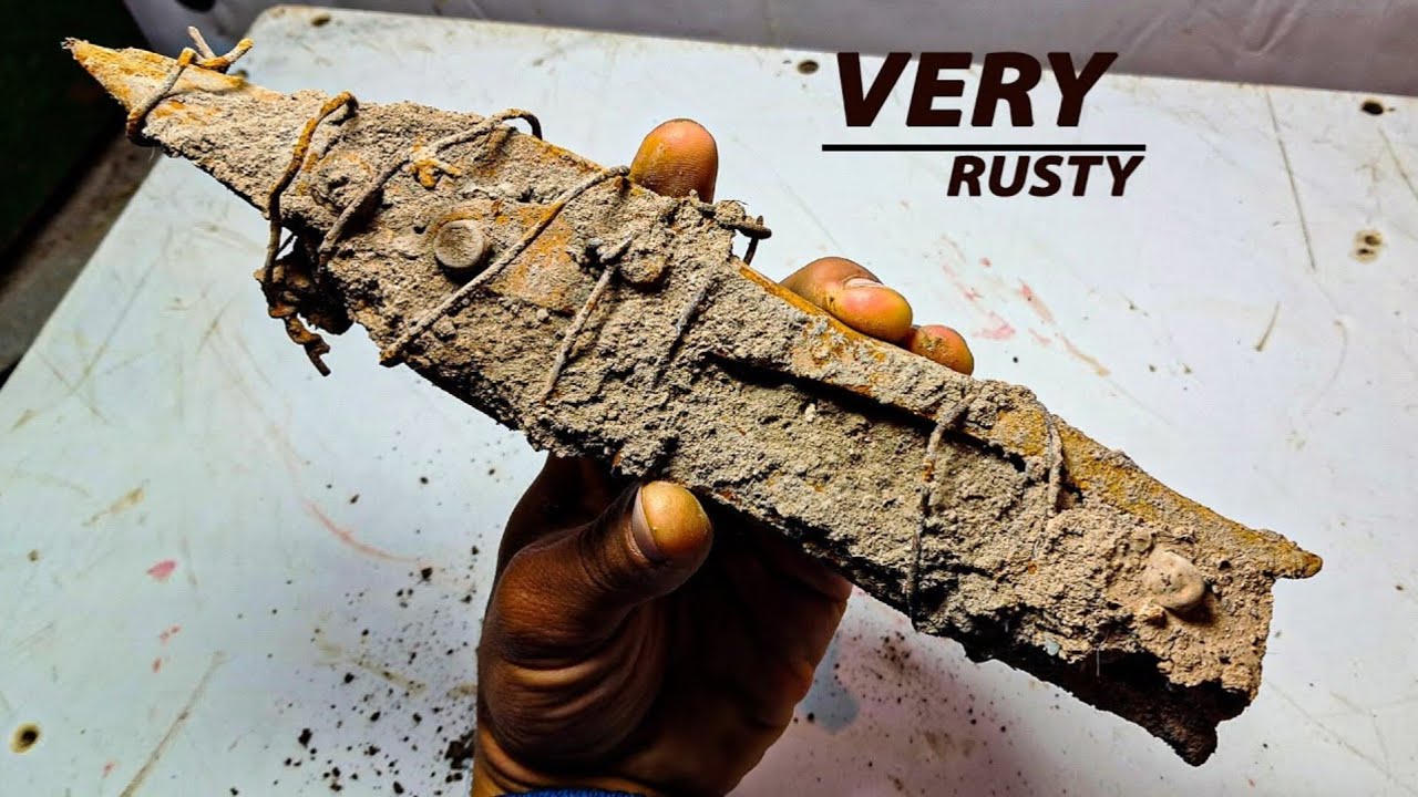 Antique and Very Rusty Snips Restoration | From Rust to Glory - YouTube