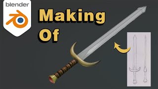 Making a Golden Sword on Blender Making a Golden Sword on Blender