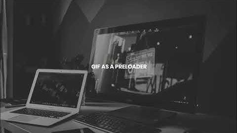 How to add Gif preloader to website by using javascript