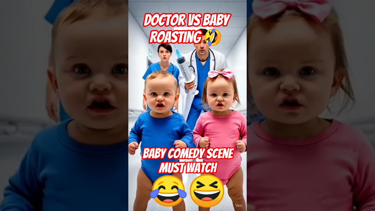 Angry Baby Vs Doctor 😡💉 | Baby Comedy Shorts 