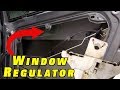 How To Replace VW Window Regulator ~ 2005 Passat Rear WINDOW