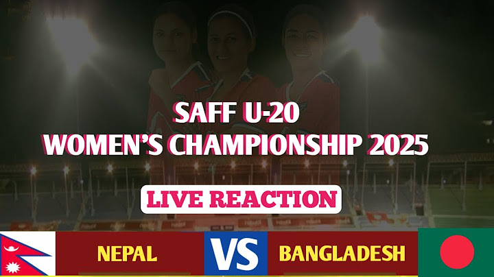 Nepal vs Bangladesh Saff U20 Women's Championship 2025 | Watch Along & Reaction | Cricfoot Nepal