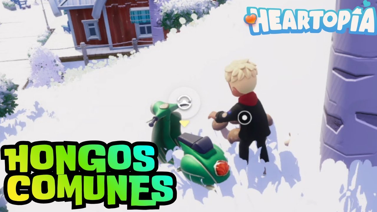 Recogiendo hongos comunes en HEARTOPIA