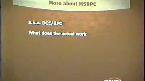 Black Hat Windows 2001 - Null Sessions, MSRPC, and Windows 2000