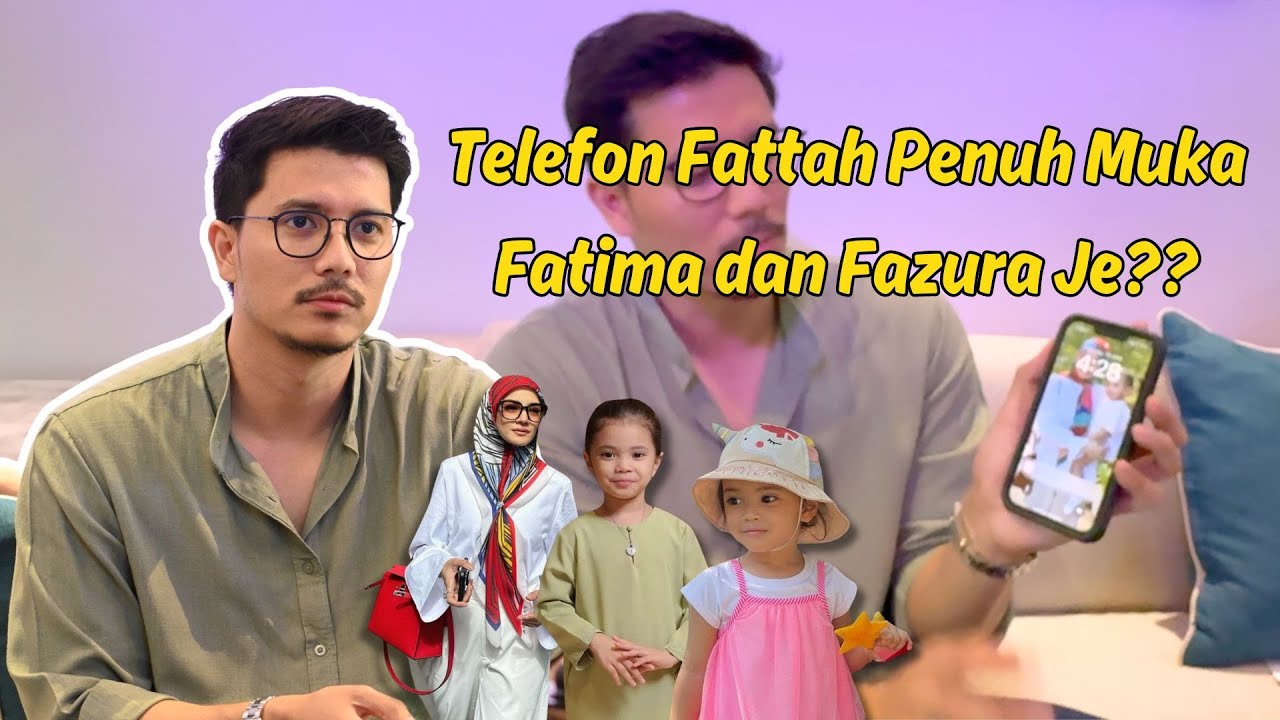 Telefon Fattah Penuh Muka Fatima dan Fazura JE