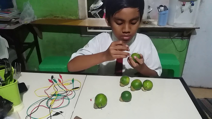 Sebutkan alat dan Bahan untuk melakukan percobaan buah jeruk nipis sebagai penghasil listrik