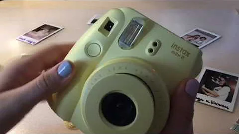 Como tirar fotos com a Instax Mini 8?