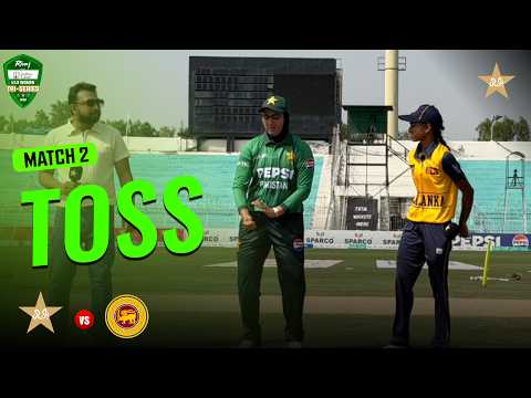 Toss | Pakistan vs Sri Lanka | Match 2 | Women U19 Tri-Nation Series 2026 | MZP1J