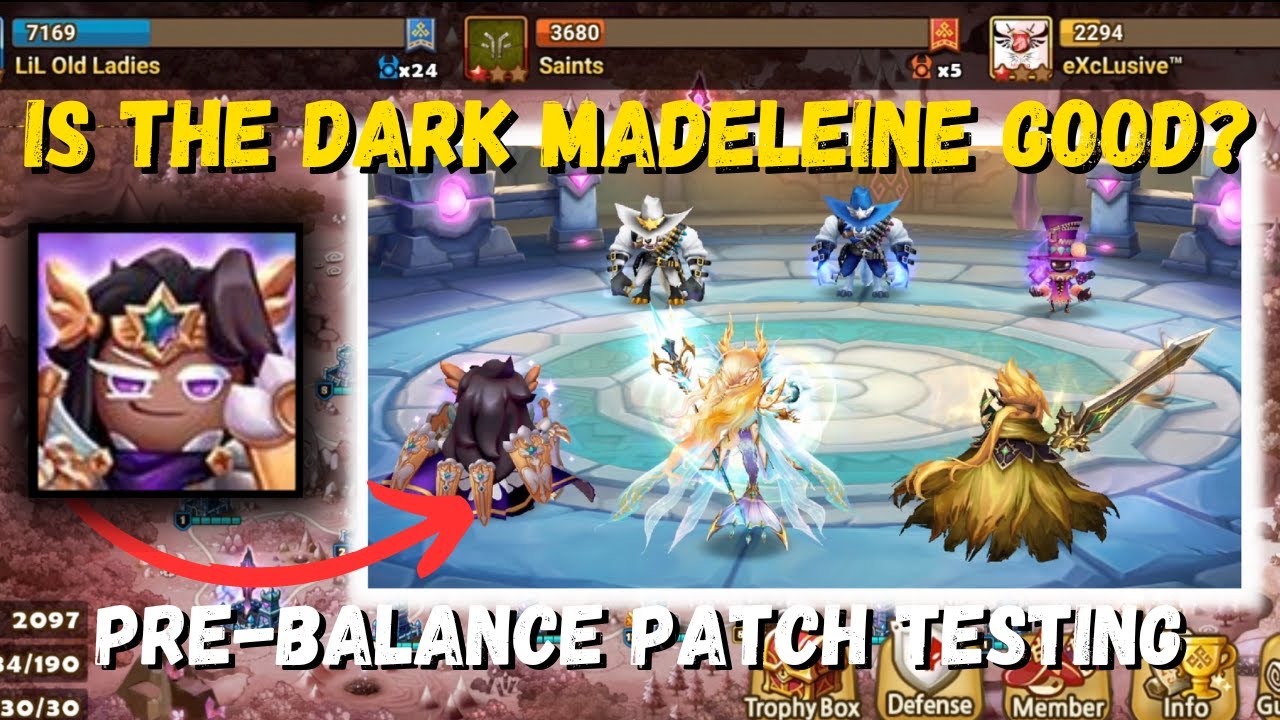 The First Siege of Season 12!!! Trying Out The Dark Madeleine Cookie (Dark Choco Knight)