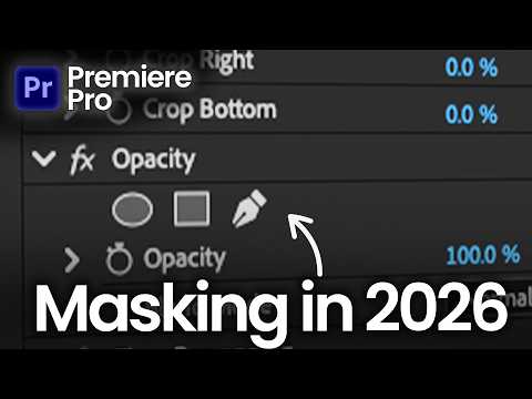 How to find Mask Tool in Premiere Pro 2026