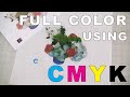 Use StencilPro to make full color imprints using CMYK halftone screens.