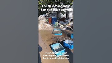 New manganese samples have arrived for sorting experiment #oresorting #mineralsorting #manganese