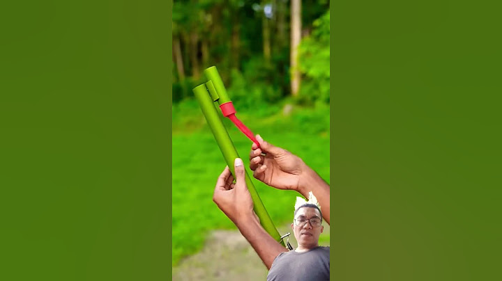 BAMBOO CREATIONS WITH COLOURS BALLOON SLINGSHOOT #bamboo #bambooart #slingshots #diy