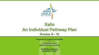 Xello An Individual Pathway Plan