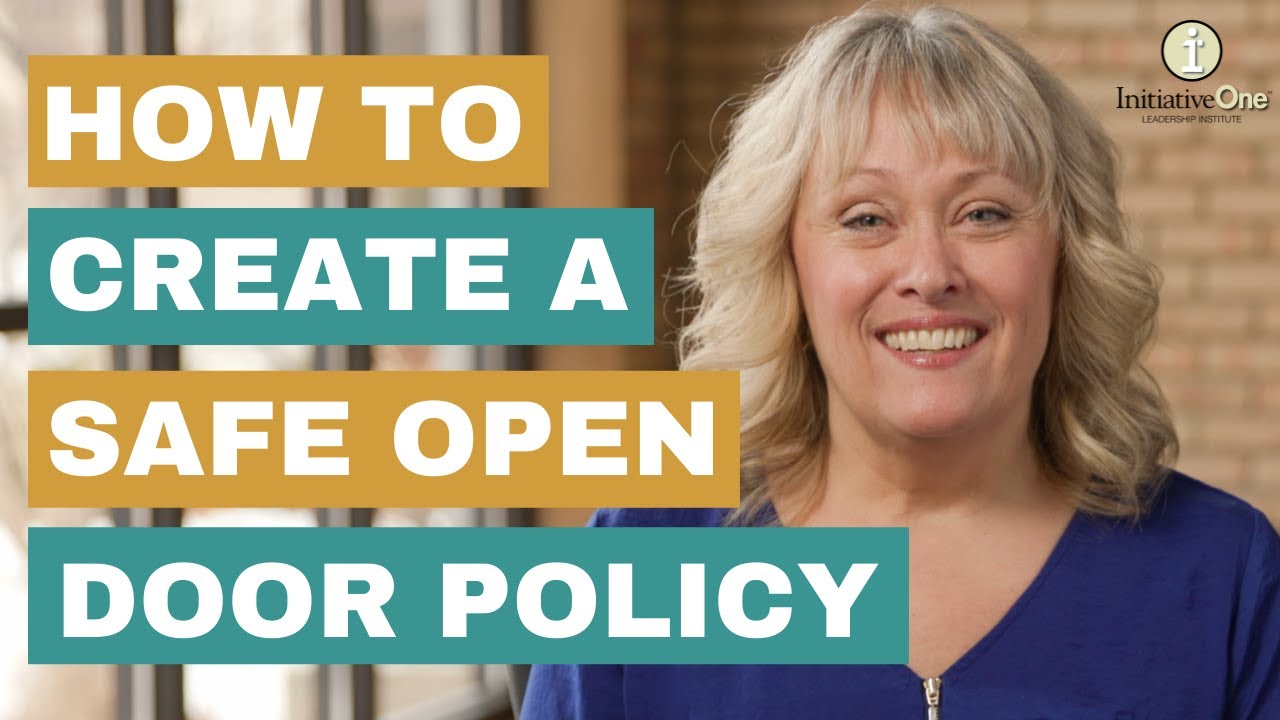 How to Create a Safe Open Door Policy YouTube