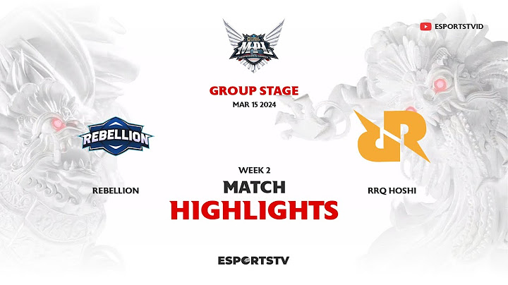 Rebellion vs RRQ Hoshi HIGHLIGHTS MPL ID S13 | RRQ VS RBL