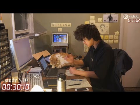 study with me live pomodoro | last stream till jan. 4