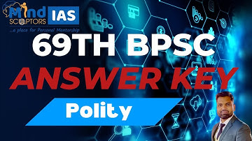 69th BPSC Answer Key (Set C): Polity