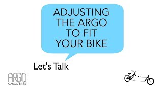 Adjust the ARGO Cargo Kit to Fit Your Bike