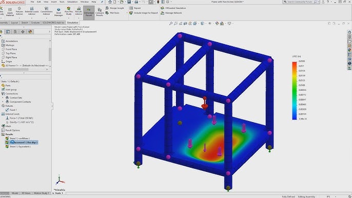 2019 SolidWorks - Assessing Stress Hot Spots