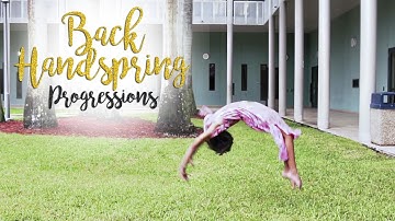 Back Handspring Progressions | Harmony SGG