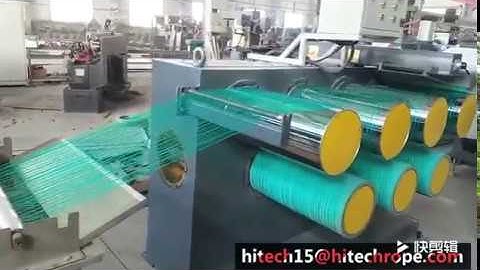 How to use pe pp monofilament extruder for producing danline rope net yarn