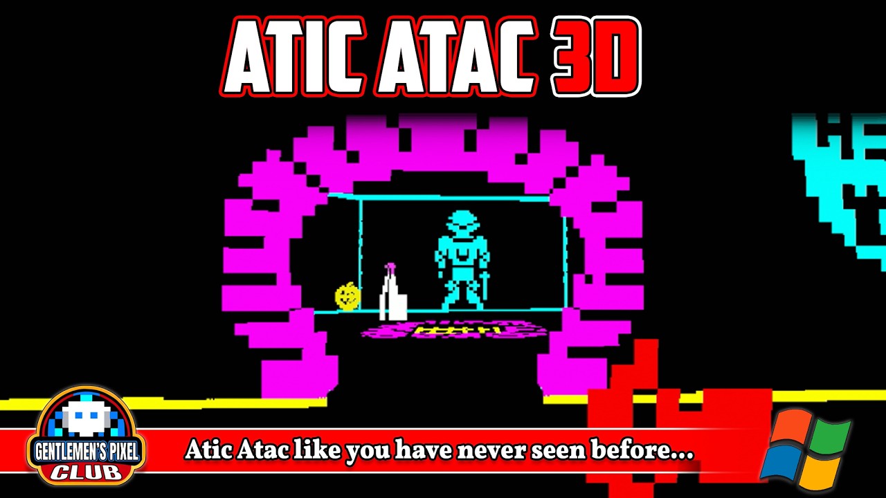 Atic Atac 3D on Windows | The 1983 ZX Spectrum Legend Gets a Full