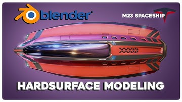 Blender Hardsurface Modeling| M23 Spaceship