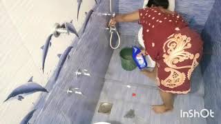 🚽🧼🧹desi style bathroom  cleaning vlog 🔥 Indian housewife Bengali vlog