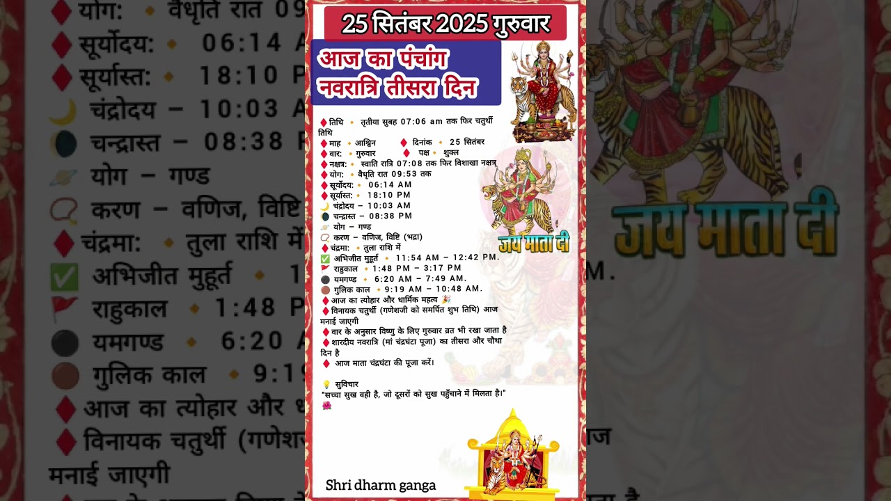 25 sep ka panchang aaj ka Calendar 📆 aaj ka panchang कल की तिथि आज का पंचांग aaj ki tithi