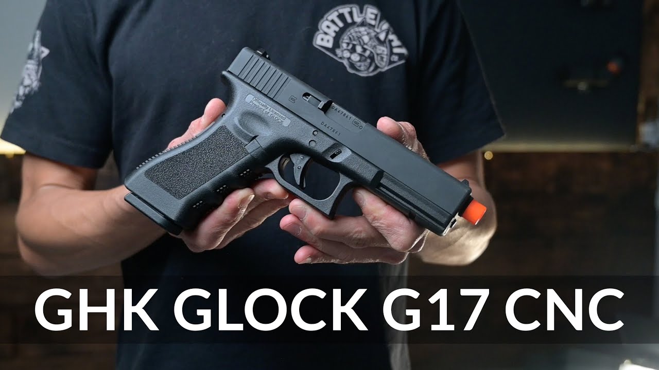 GHKグロック17 Elite Force GLOCK 17 Gen.3 CNC Steel Gas Blowback Airsoft Pistol