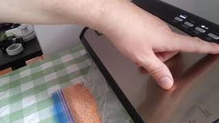 Seal ziplock bag with foodsaver, Straw  alternative way