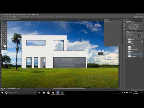 How to do a fast Architectural Section with Photoshop