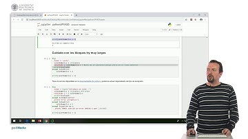 Python - Control de errores con try/except. | 24/51 | UPV