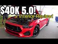 FORD Let Us In! $40k BASE GT 2024 Mustang INTERIOR &amp; 5.0 Review!