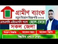গ্রামীণ ব্যাংক এ বিভিন্ন পদে ২টি নিয়োগ বিজ্ঞপ্তি - ২৮/০২ | Grameen Bank Job Circular 2023
