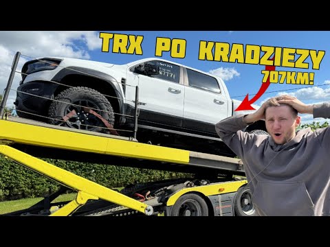 Car delivery from the USA - RAM TRX after the chase, Dodge Viper and others