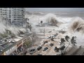 China Paralyzed! Super Typhoon Ragasa Wrecks Hong Kong &amp; Guangdong, Bridges Collapse