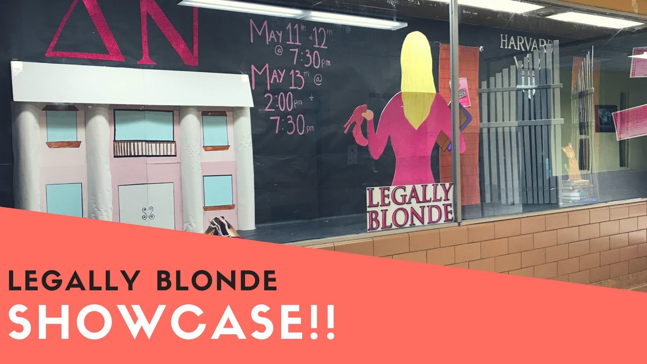 MAKING A LEGALLY BLONDE SHOWCASE!! - YouTube